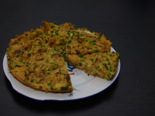 Hrášková frittata