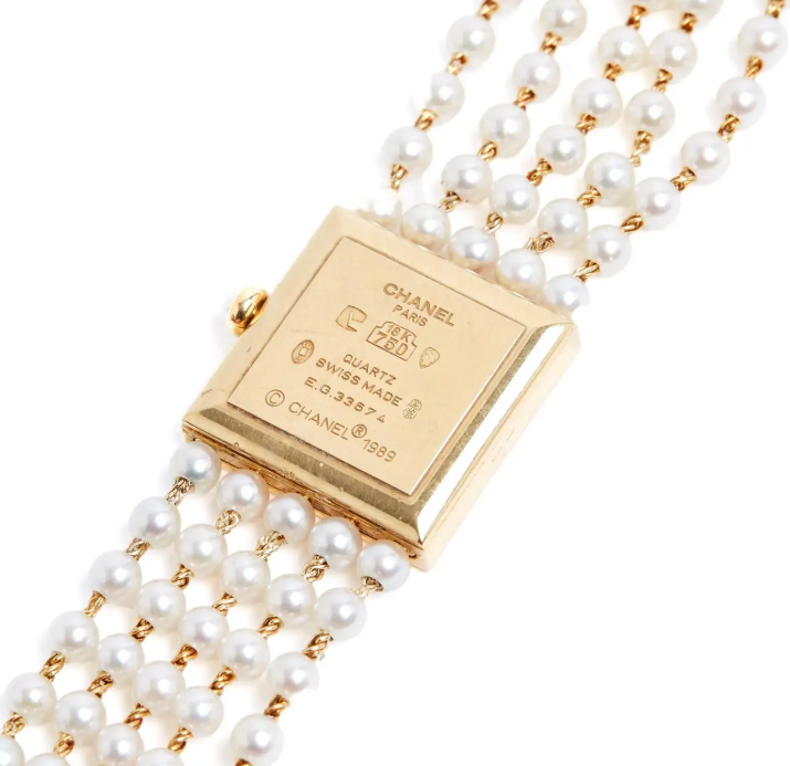 Thumbnail: Chanel 1989 Montre Mademoiselle Bracelet Watch