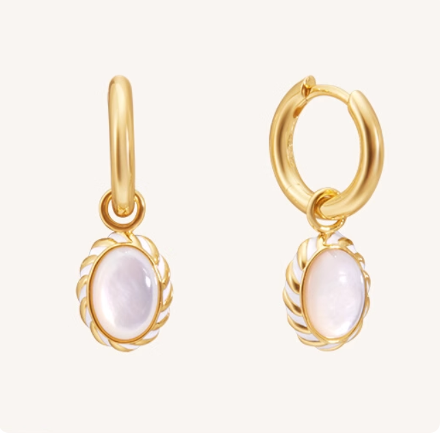 縮圖：South of France Moonlight Earrings