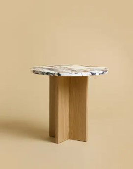 Calacatta Viola Marble Circular Coffee Table