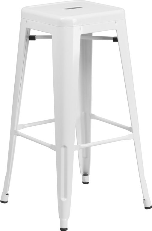 White Tolix Bar Stool