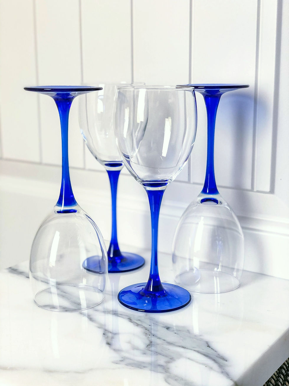 Cobalt Wine Glass Set of 4