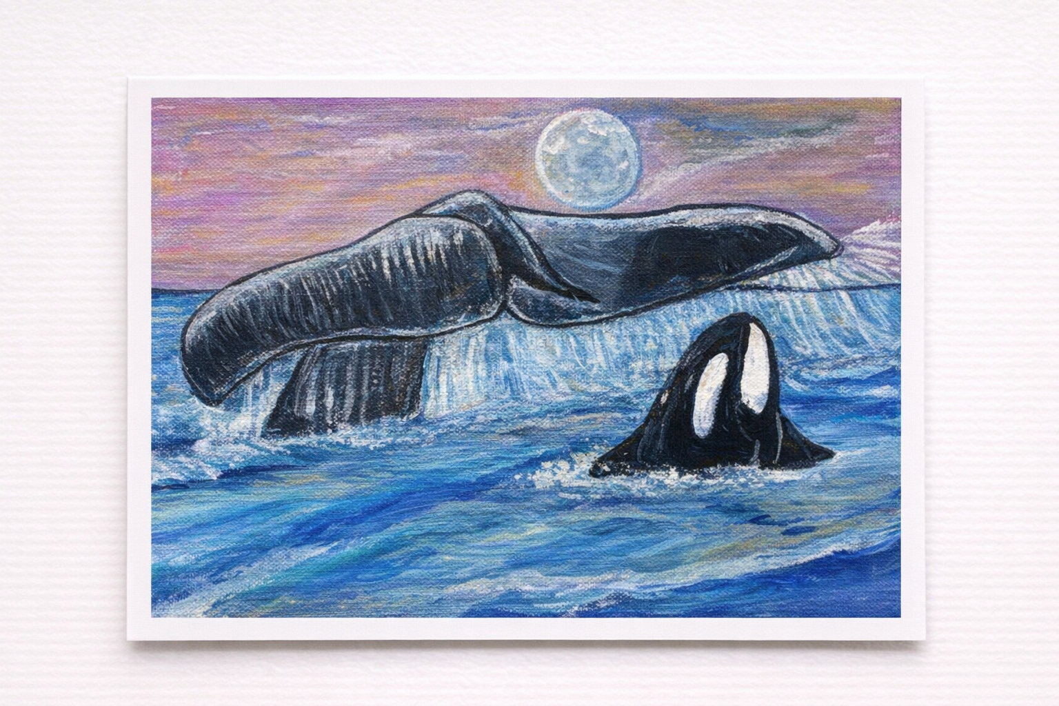 Killer Whales -Greeting Card