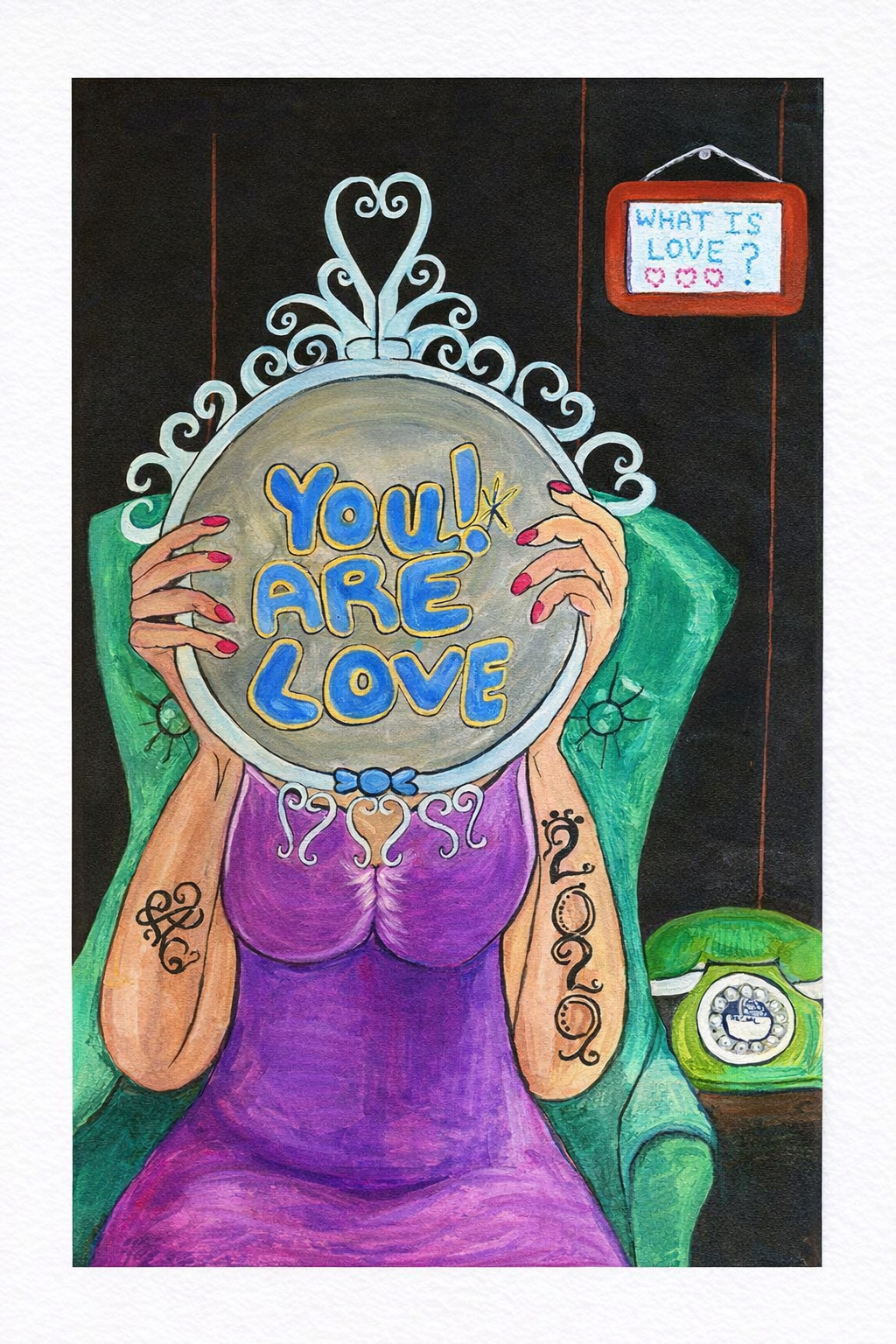 You are Love--Greeting Card