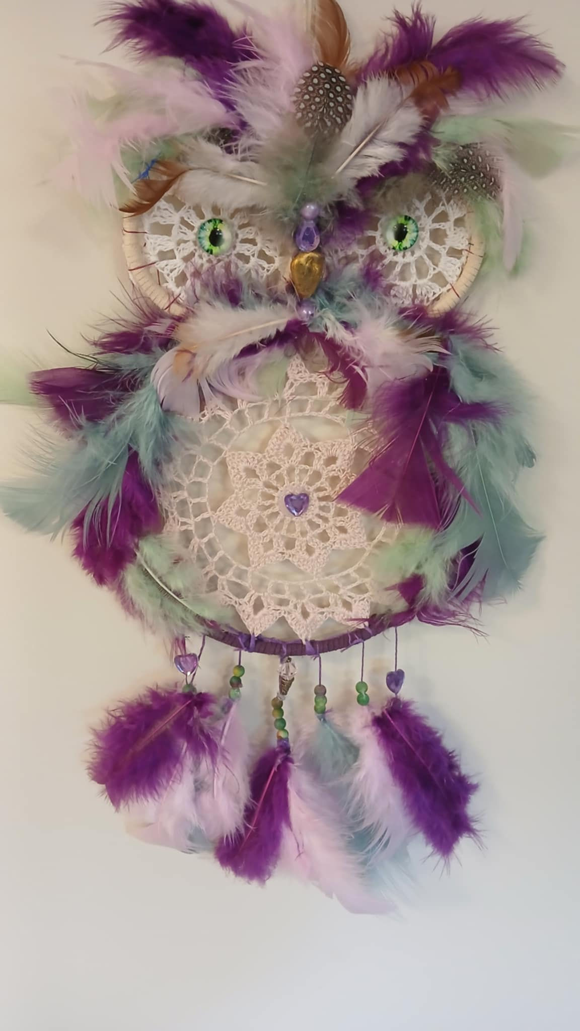 Extra Large-Owl Dreamcatcher