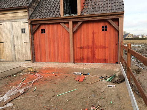 Houten deuren carports