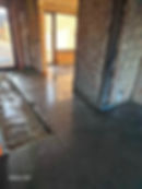 Gepolierde beton en geboend naturel restaurant werf Zedelgem