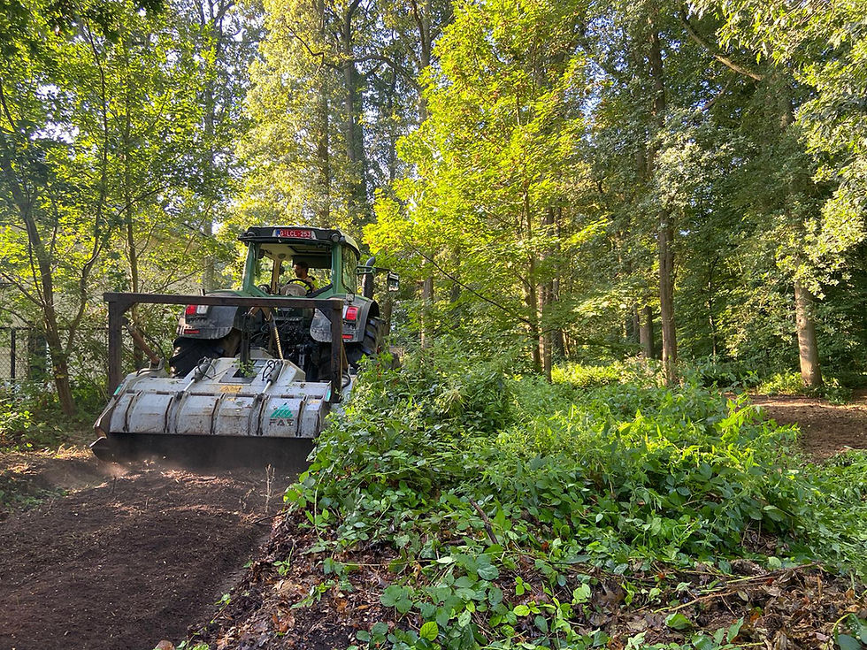 Bosbouw versnipperaar
