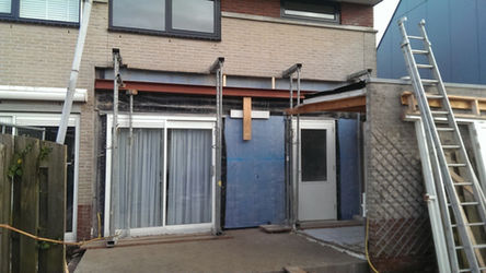 Staalconstructie tbv.aanbouw