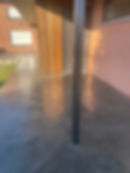 Gepolierde beton Torhout betongrijs met gladde bekisting 30 cm hoog