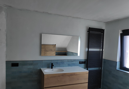 Installatie badkamer