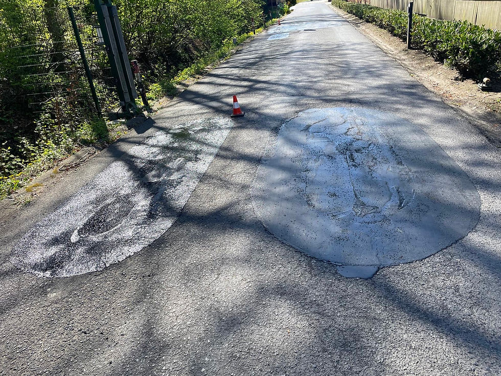 Asfaltherstellingen na