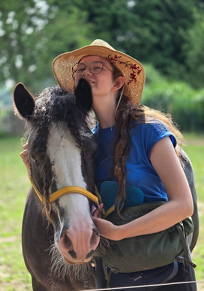 Ayla en Lilly het paard van HappyClix&Herbs