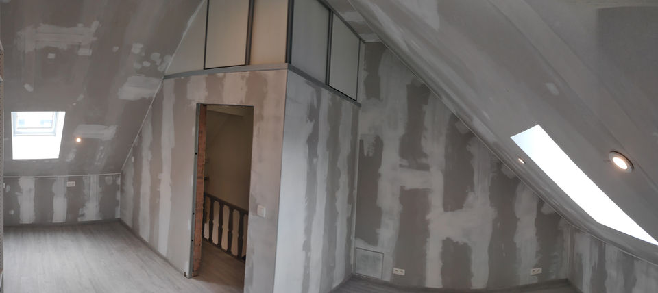 Zolderrenovatie valse wanden