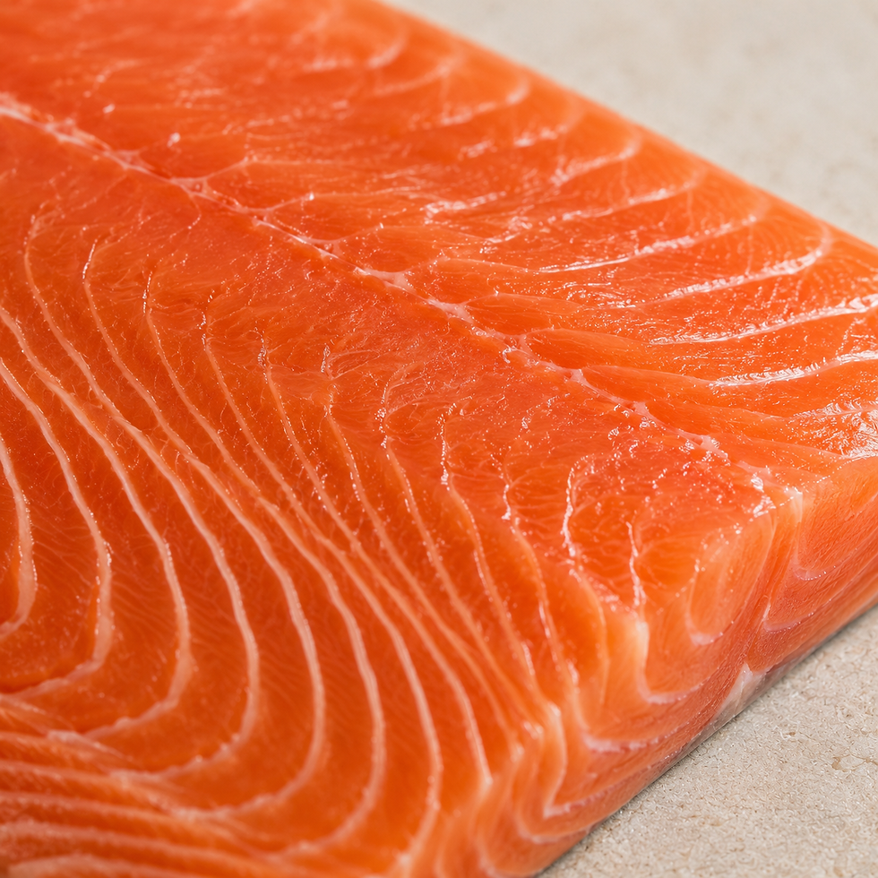 Thumbnail: Norindic Seafoods Fresh Fillet - Skin on, detail flesh