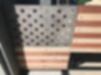 American Flag gate