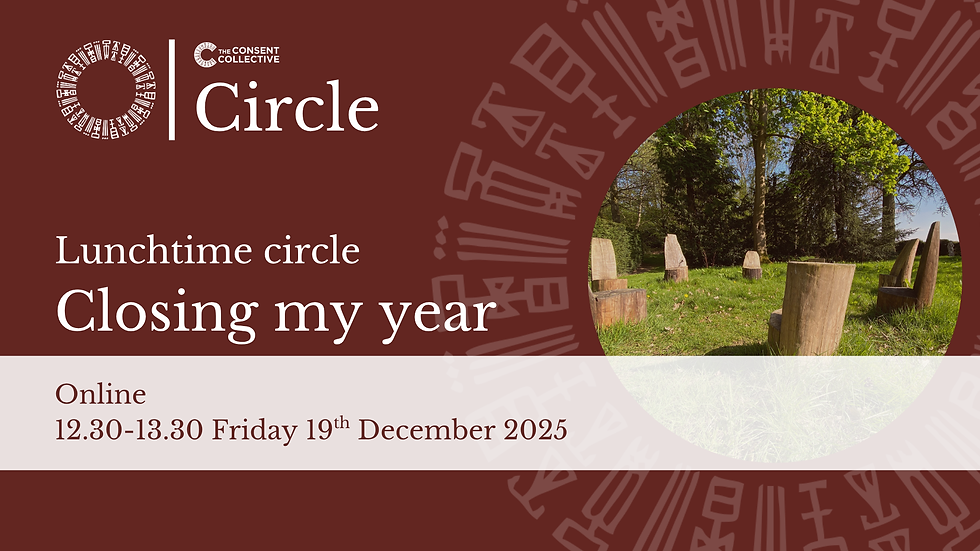 Lunchtime circle: Closing my year
