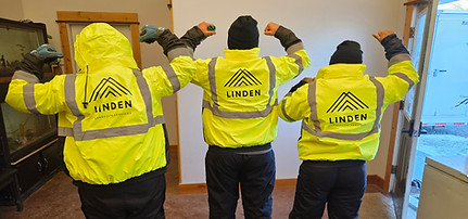 Linden Landscape Services snow removal team