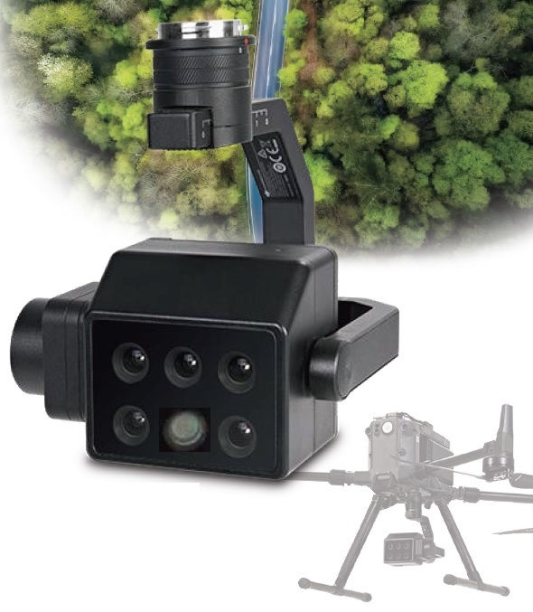 Miniatura: Câmera Multiespectral FS-620 (04 bandas + RGB + LWIR) - FIGSPEC