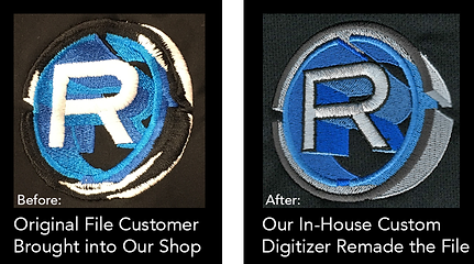 Momentum Design Company Specializes in Custom Digitizing