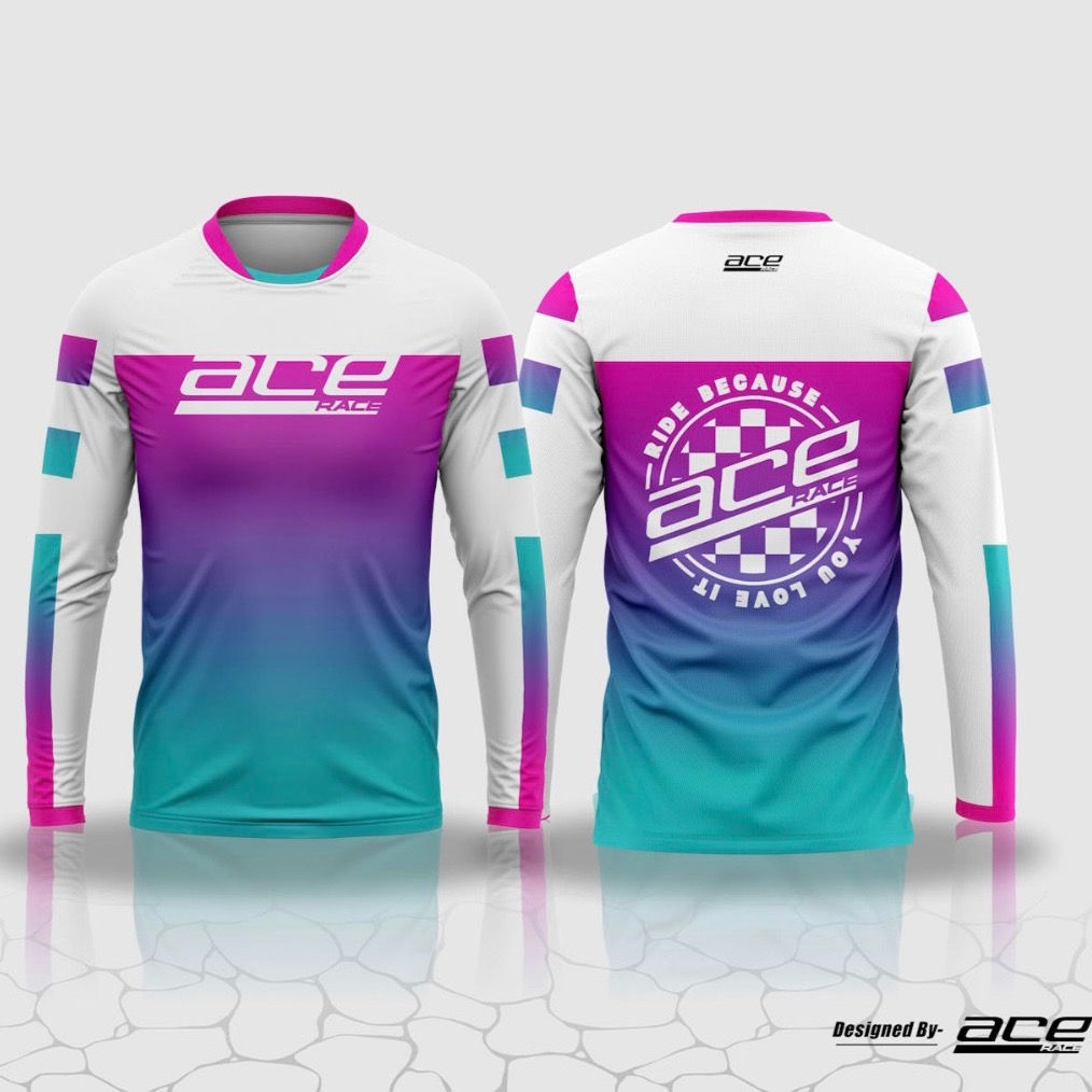 Holeshot Jersey - White/Multi Colour
