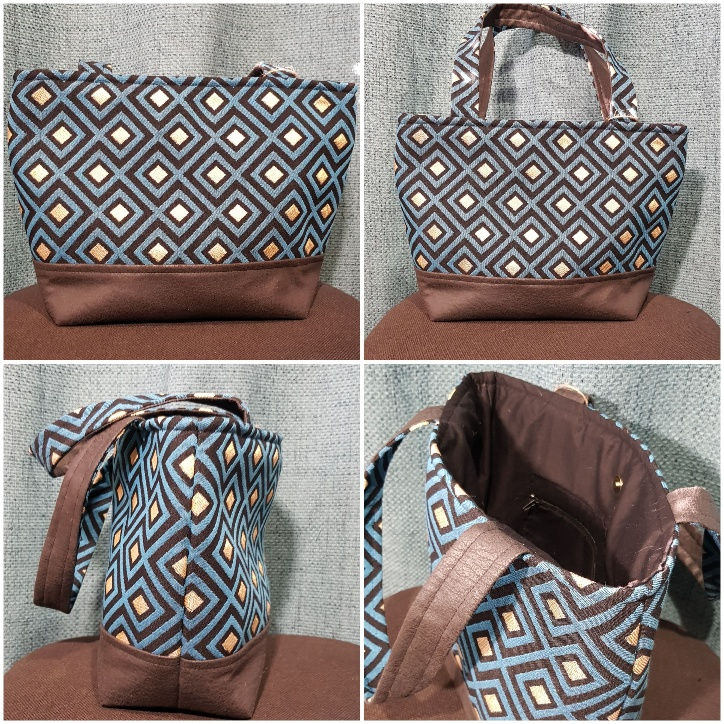 petit cabas Jacquard