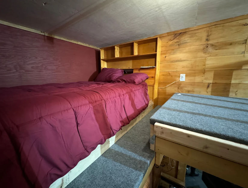 Upper bed of the Barn Bungalow