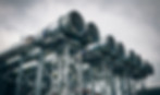 Industrial ventilation system: powerful fans and pipes