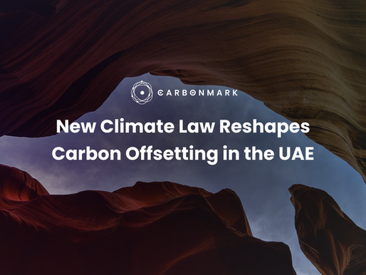 UAE’s Landmark Climate Law and Its Game-Changing Impact on Voluntary Carbon Markets