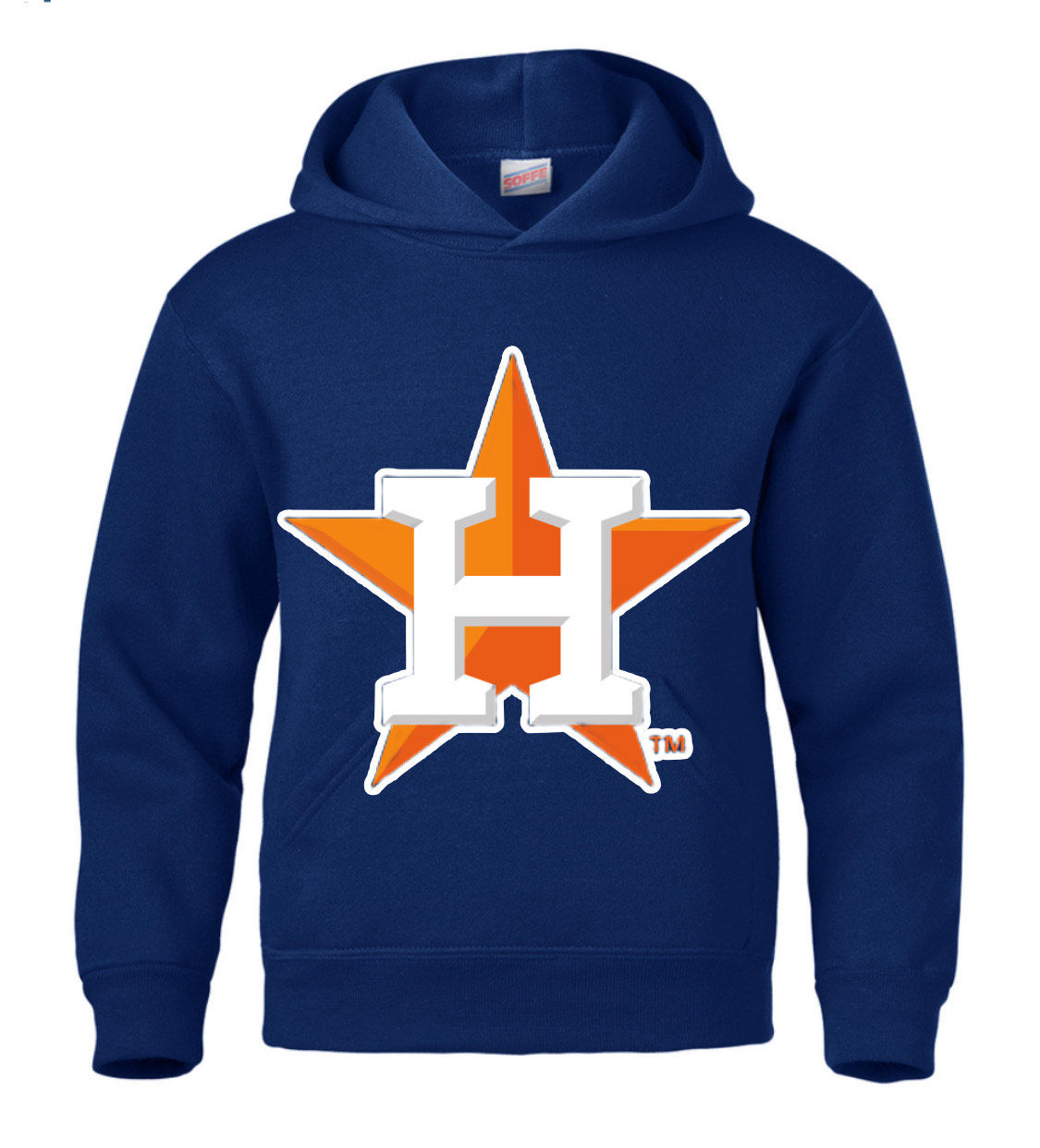ASTROS UNISEX HOODIE ORG/BLU/WHT #100ML