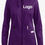Thumbnail: Women's 2-Pocket Zip-Front with Cozy Knit Hood and Trim Scrub Jacket #430n