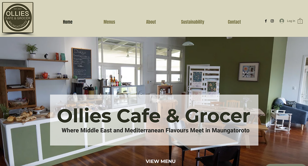 ollies website screenshot