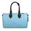 Thumbnail: The Robin|Rodeo Duffle For Men In Black With Baby-Blue and White Fade - Monogram