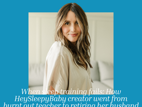 When Sleep Training Fails: How HeySleepyBaby Creator Went From Burnt Out Teacher to Retiring Her Husband with Rachael Shepard-Ohta [episode 5]