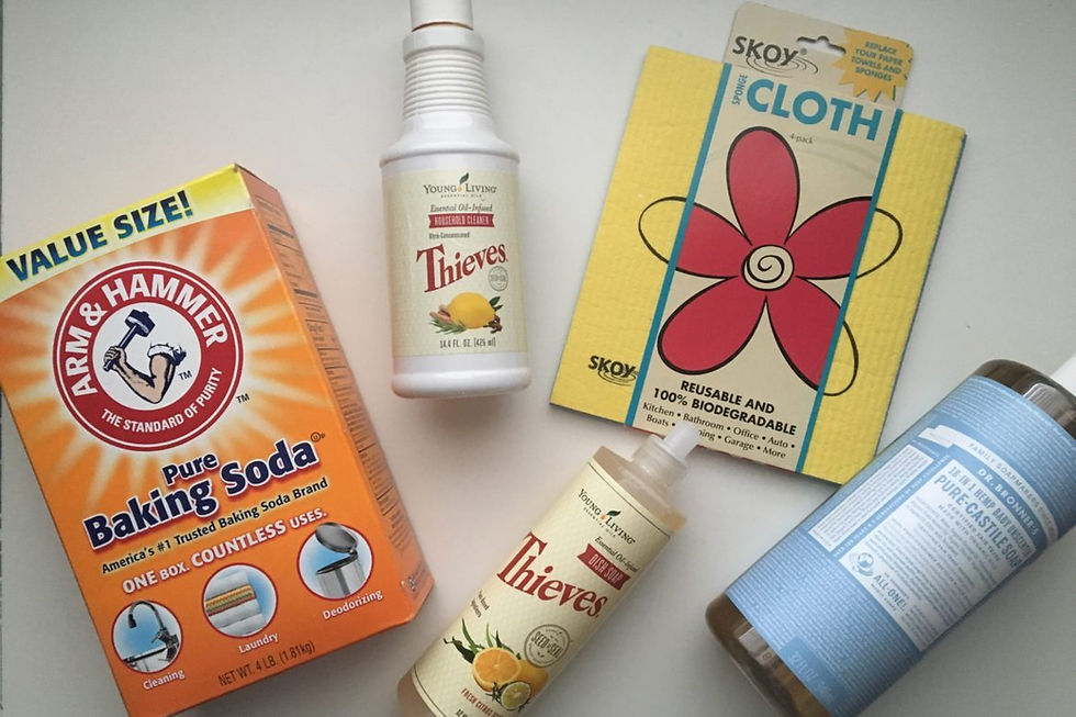 Heather Bahorich's Recommended Products: Skoy, Arm & Hammer, Thieves, Dr. Bronner's