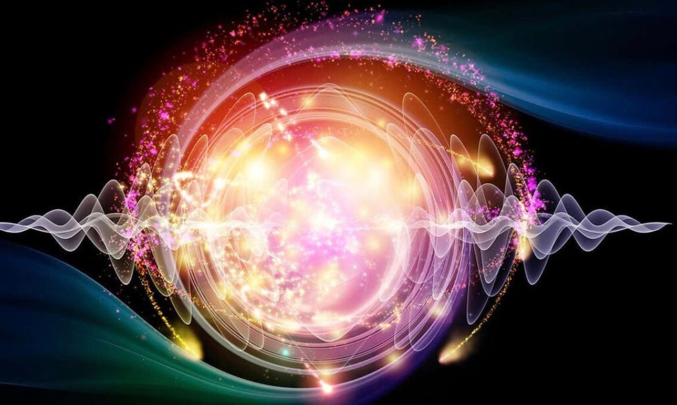 A vibrational frequency