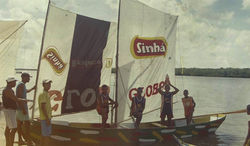 Pescadores na Orla Pôr-do-Sol