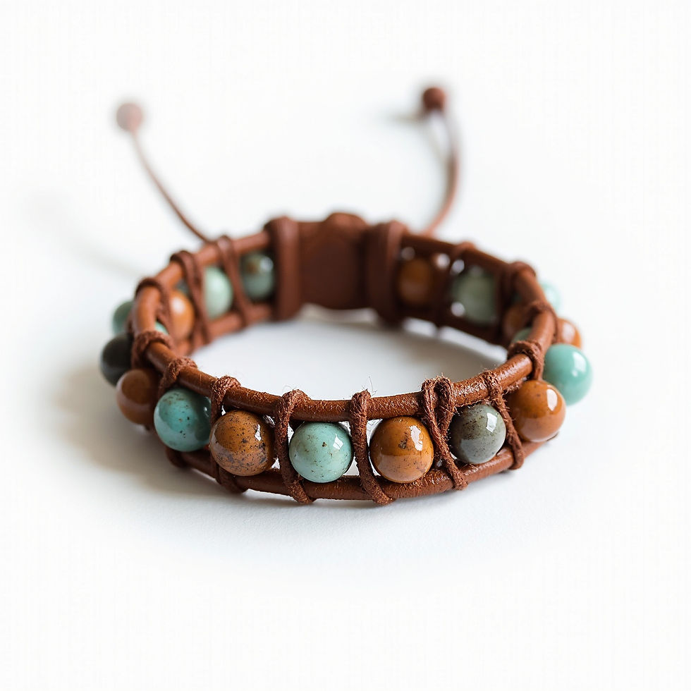 Handwoven Gemstone Wrap