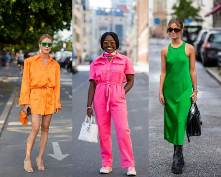 6 cores vibrantes que são tendências para looks de primavera