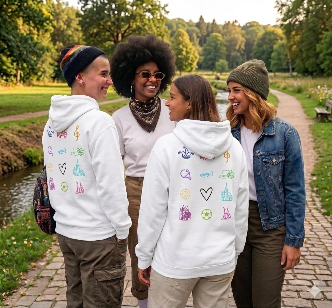 Leubsdorf Vereine Bunt Hoodie