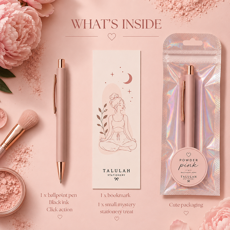 Thumbnail: Talulah - Powder Pink - Metal Ballpoint Pen