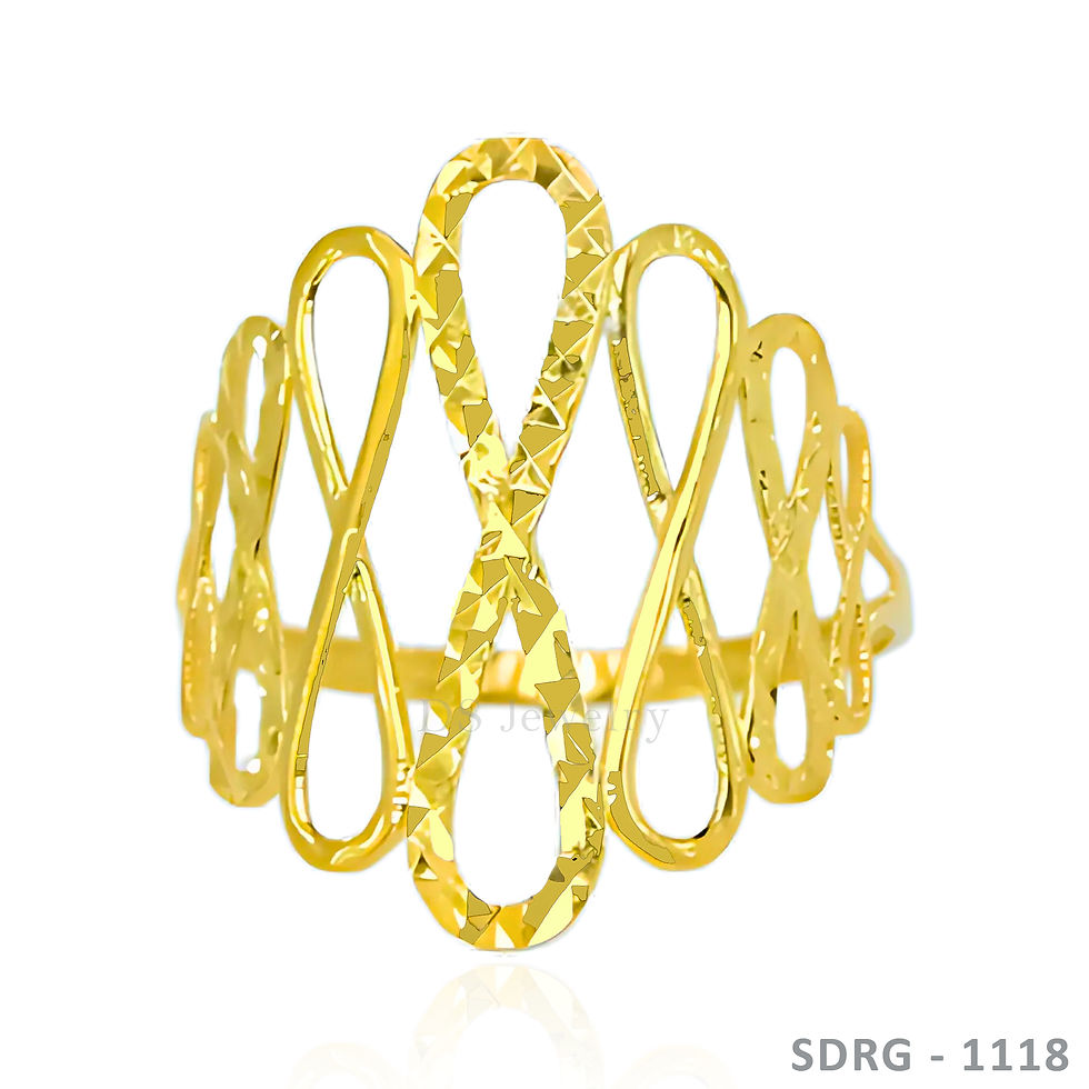 18K-YG Flat Design Ring