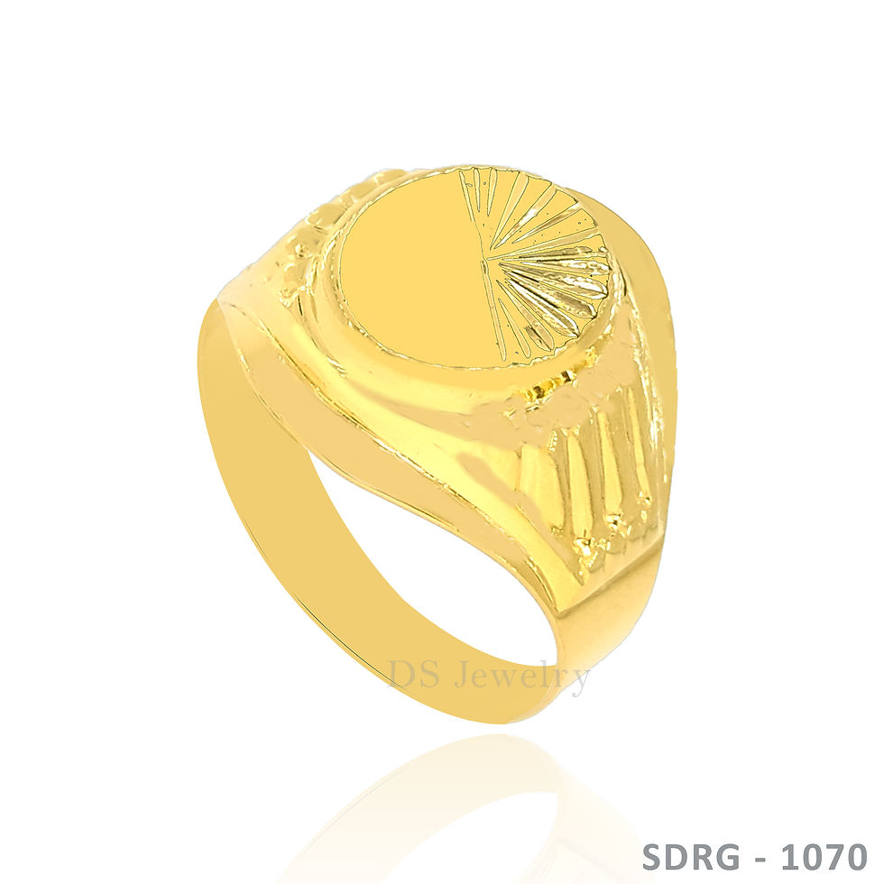 Thumbnail: 18K-YG Flat Design Ring