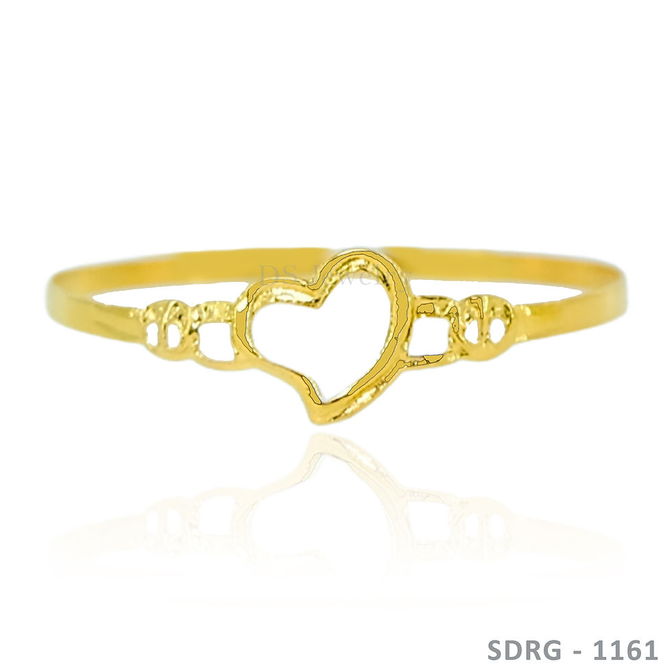 18K-YG Heart Ring