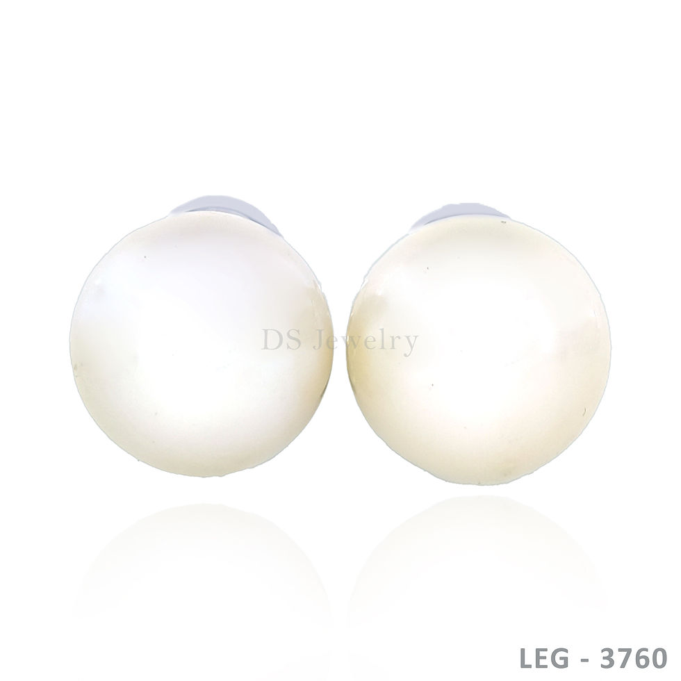 14K-WG South Sea Pearl Stud Earrings
