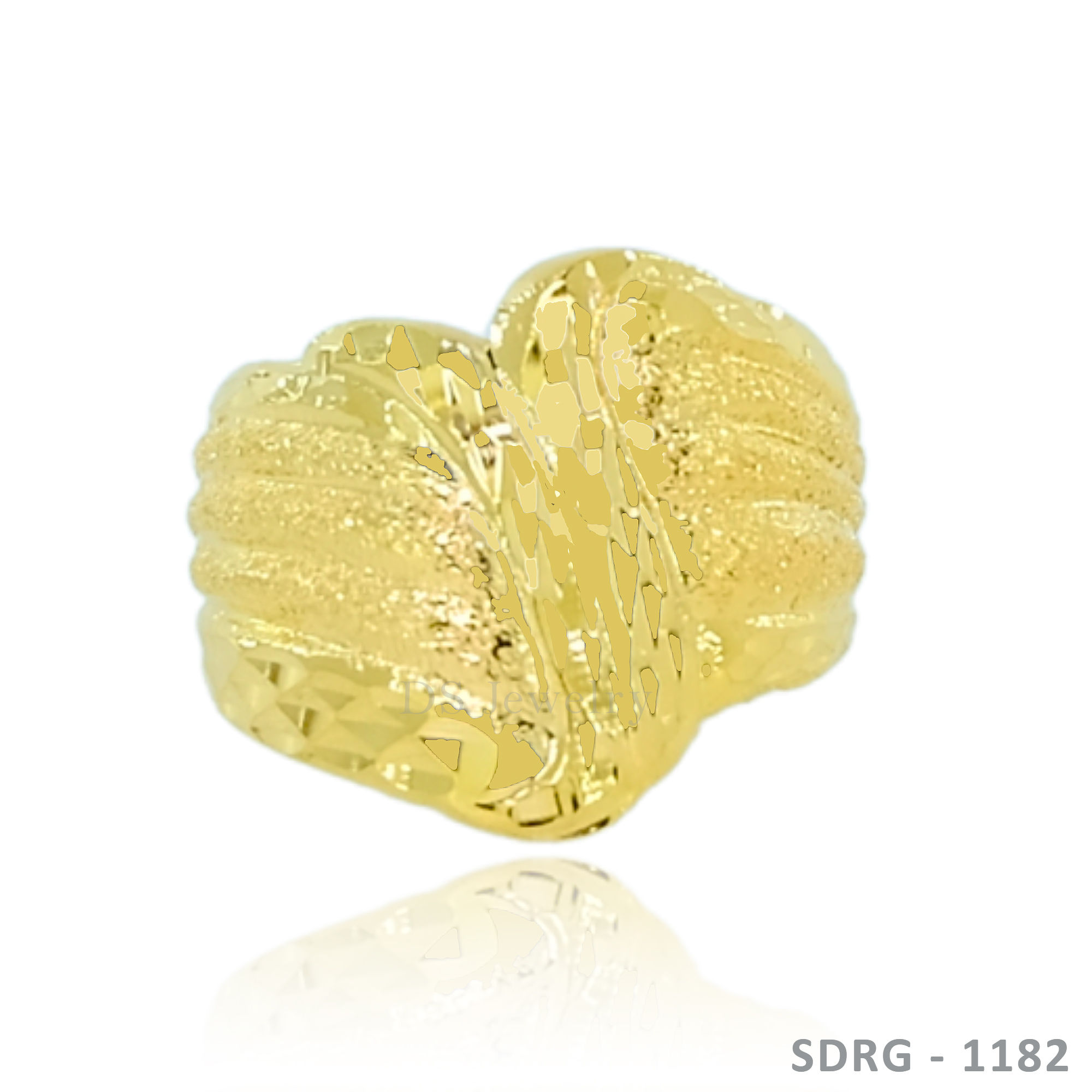 18K-YG Flat Design Ring