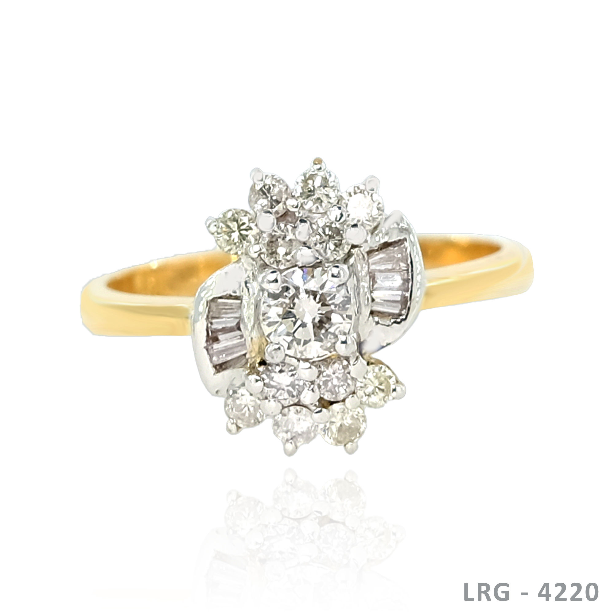 14K-YG Diamond Ring