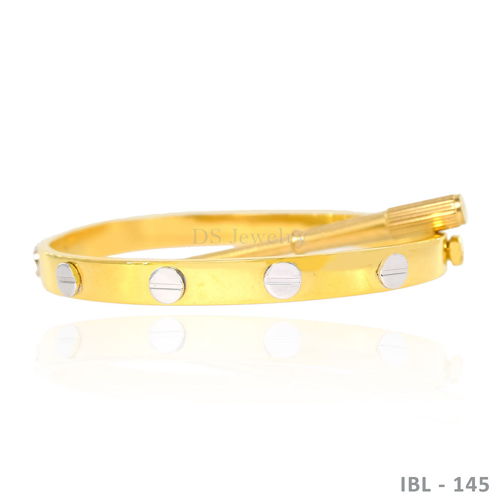 14K-YG Design with Screw Bangle