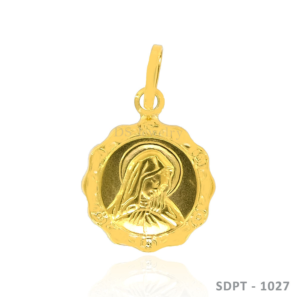 18K-YG Religious Pendant