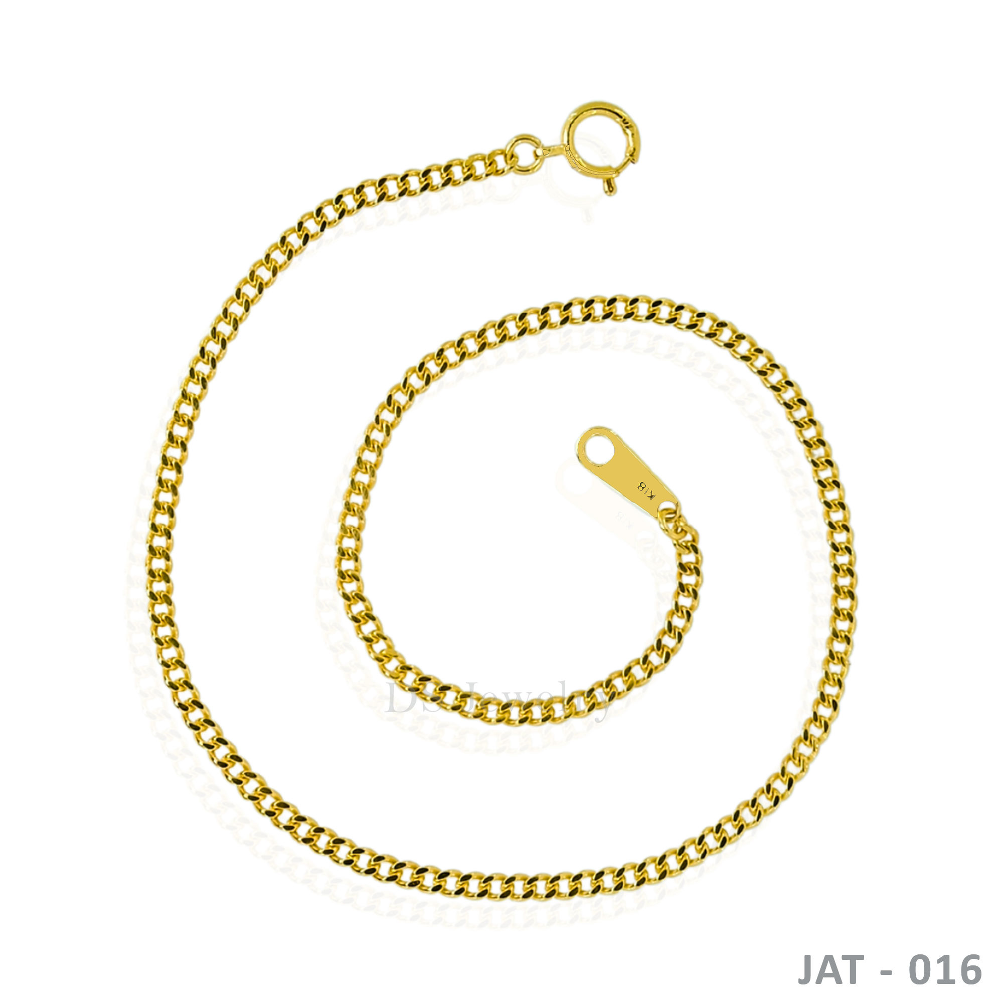 18K-YG Cadena Anklet